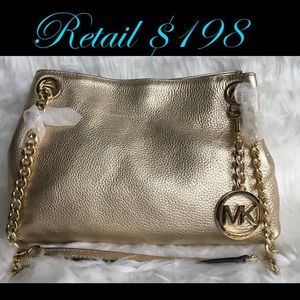Michael Kors Gold Chain  Messenger
